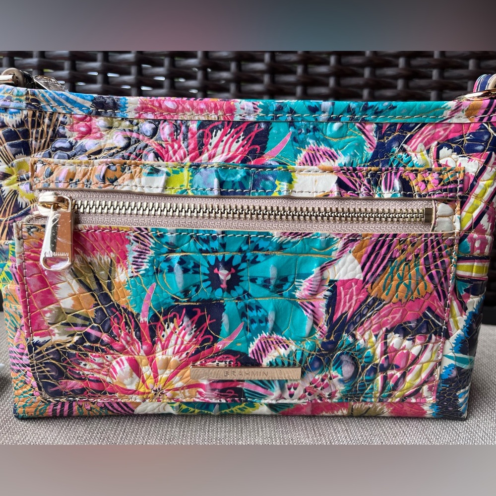 NWT Brahmin VIDA in DESERT BLOOM Melbourne Crossbody Bag